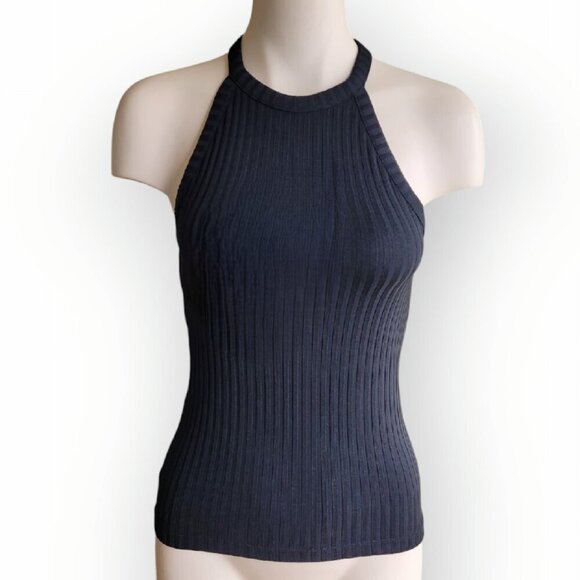 Madewell sleeveless black ribbed crewneck tank XS NWT - Picture 8 of 16